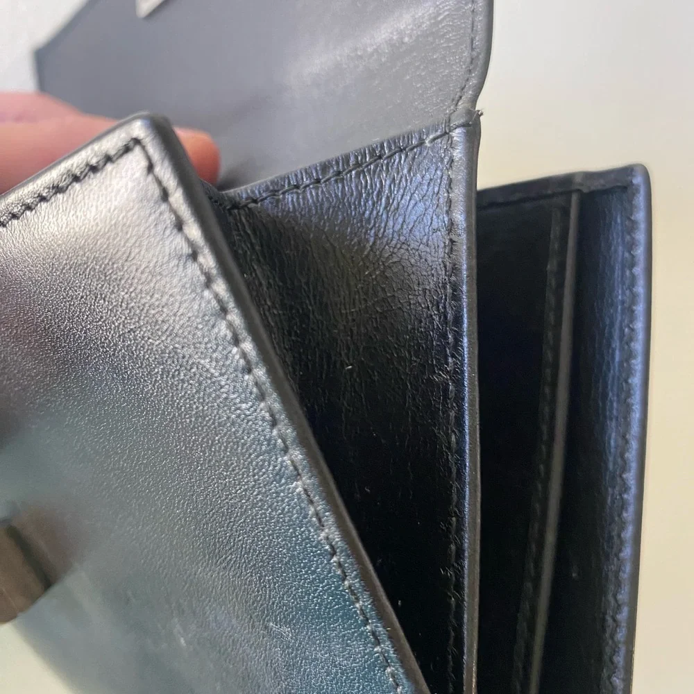 Bally Black Leather bifold wallet - Picture 7 of 15